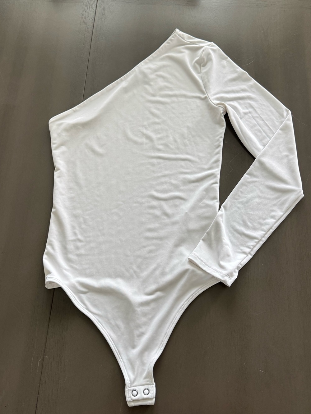 Express White Long-Sleeve Bodysuit
